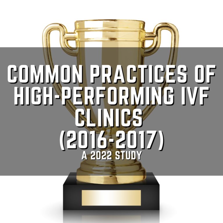 Common practices of high-performing IVF clinics