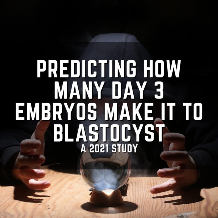 Predicting how many day 3 embryos make it to blastocyst