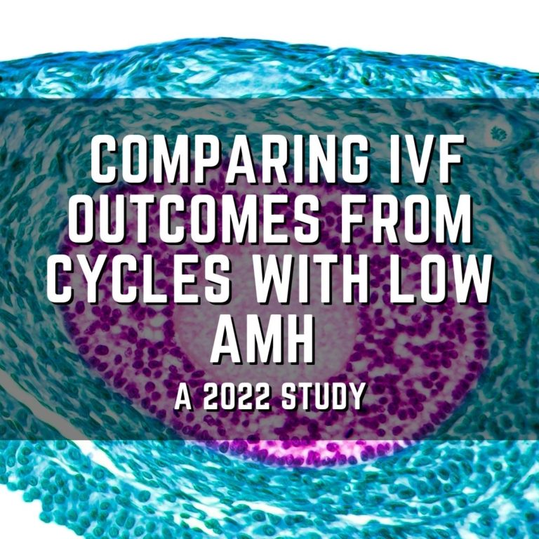 Comparing IVF outcomes from cycles with low AMH
