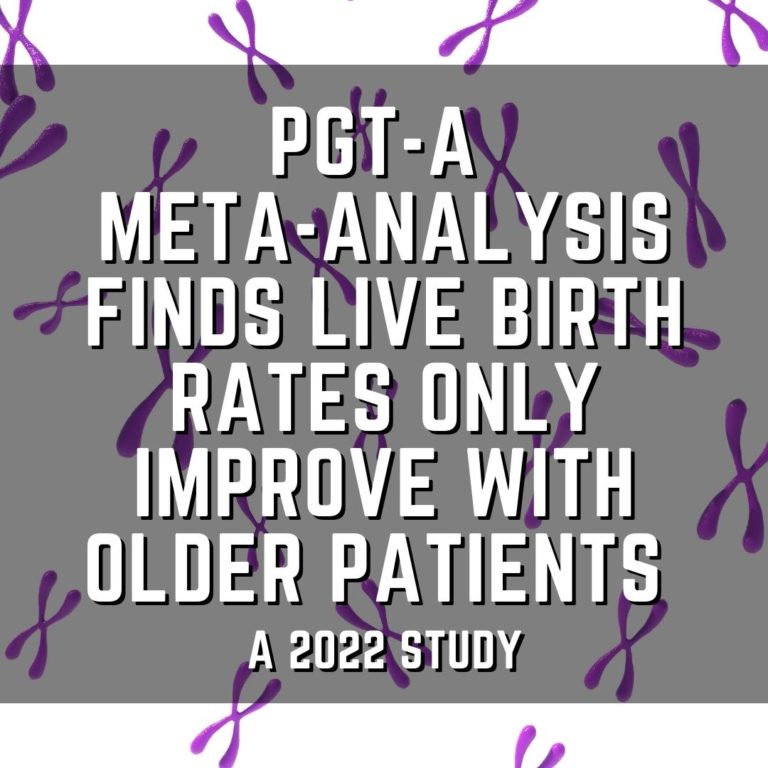 PGT-A meta-analysis finds live birth rates only improve with older patients