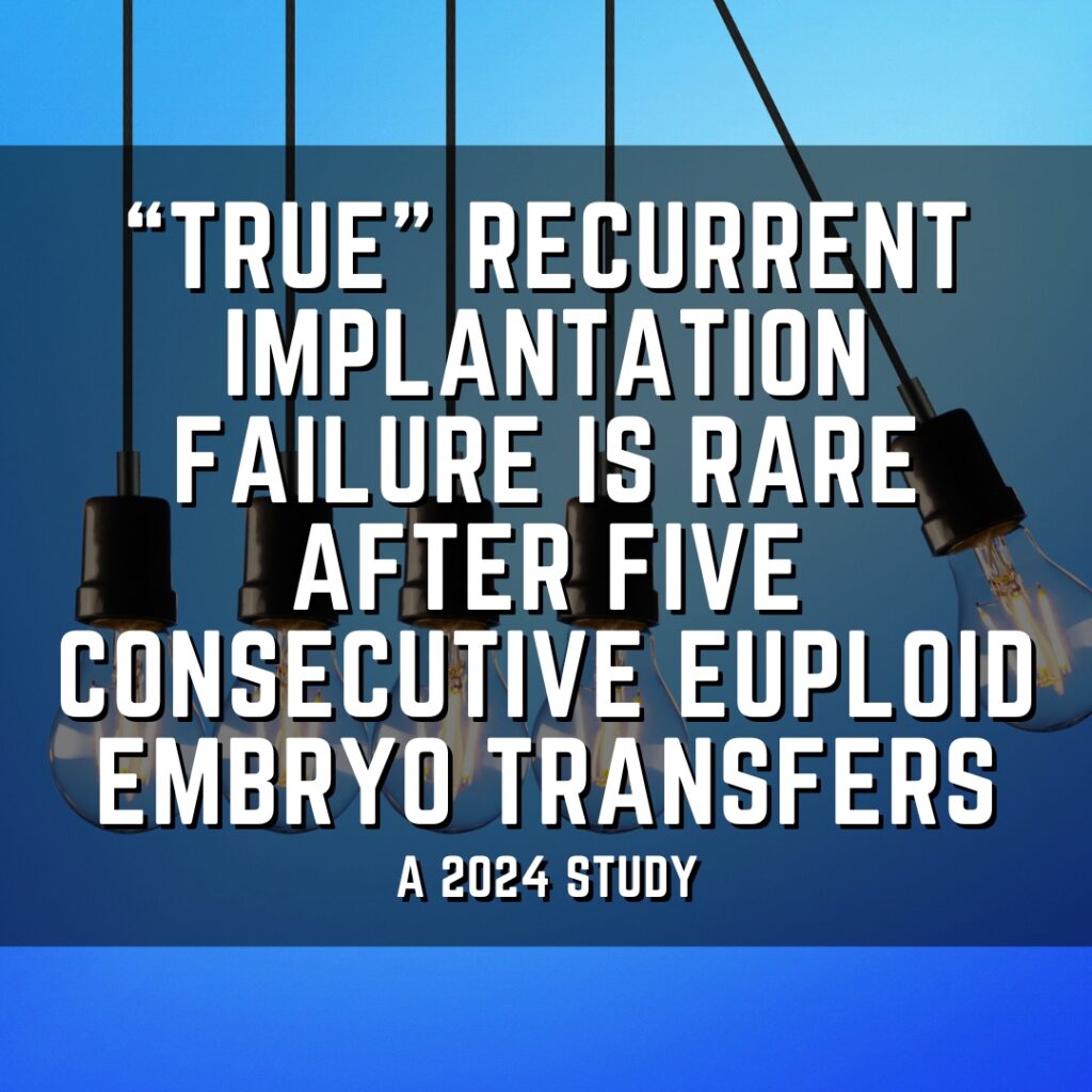 &ldquo;True&rdquo; recurrent implantation failure is rare after five consecutive euploid embryo transfers